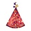 Anagram 36IN RED SATIN PARTY HAT SHP FLT