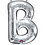 Anagram 16IN LETTER B SILVER - PKG