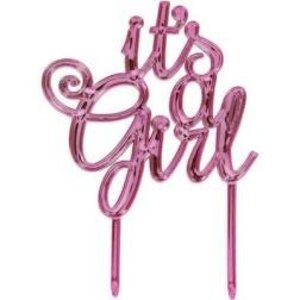 Amscan CAKE TOPPER BABY SHWR GIRL