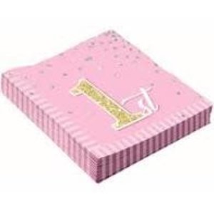 Forum LN PINK 1ST BDAY GIRL 16CT