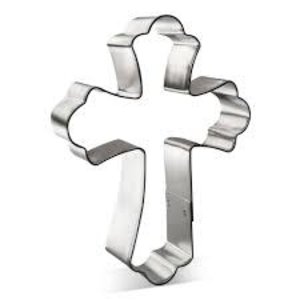 CK PRODUCTS FANCY CROSS COOKIE CUTTER 5IN