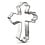 CK PRODUCTS FANCY CROSS COOKIE CUTTER 5IN