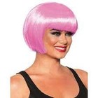 UNDERWRAPS BOB CUT BUBBLE GUM PINK WIG