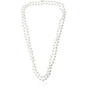 Smiffys PEARL NECKLACE WHITE