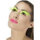 Smiffys 80S POLKA DOT  EYELASHES NEON GREEN