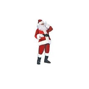 Fun World VELOUR SANTA SUIT STD 40 - 48