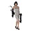 20's SILVER FLAPPER DRESS