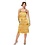 20's GOLD FLAPPER DRESS