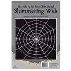 Seasons USA SHIMMERING SPIDER WEB WHITE 10FT