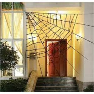 Seasons USA BLACK CORNER SPIDER WEB 6FT