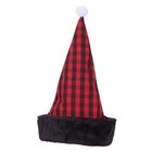 Forum Novelties BUFFALO PLAID SANTA HAT