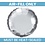 QUALATEX 9" SILVER/SILVER ROUND