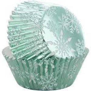 Wilton STD CUP SNOWFLAKE FOIL 24CT