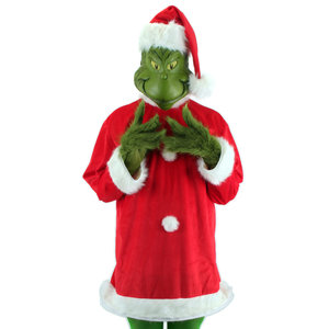 Elope THE GRINCH SANTA COSTUME DELUXE WITH MASK MENS XXL
