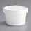 Choice 8OZ DOUBLE POLY-COATED WHT CUP PP LID 25CT