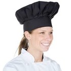 Choice 13IN BLACK CHEF HAT