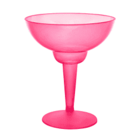 PARTY ESSENTIALS PINK MARGARITA GLASS 2PC 12CT