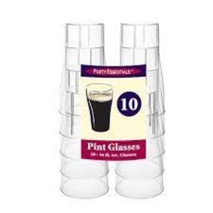 NorthWest Party PINT GLASS CLEAR 10CT