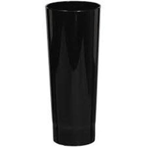 Amscan MINI BLACK CORDIAL GLASSES 10CT