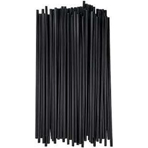 Choice UNWRAPPED BLACK STIRRER / SIP STRAWS
