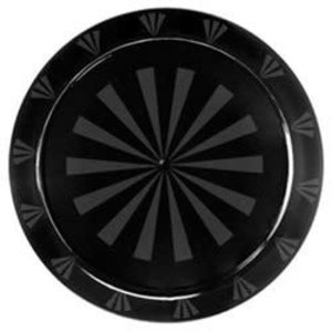 NorthWest Party 12" ROUND TRAY BLACK