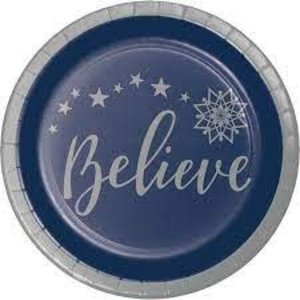 Creative Converting PLT7 SILENT NIGHT 8CT