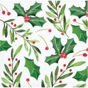 Creative Converting BN TRADITIONAL HOLLY 16CT