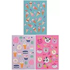 Amscan ASSORTED CUTE ANIMALS STICKERS - 12 SHEETS