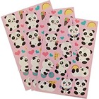 Amscan BABY PANDA STICKERS - 3 SHEETS