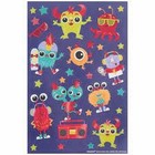 Amscan MONSTER STICKERS - 3 SHEETS