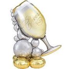 Anagram 51IN BUBBLY WINE GLASS AIRLOONZ