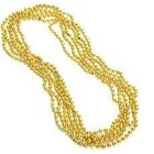 RINCO 33IN GOLD BEADS 12CT