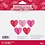 Creative Converting Valentine Hearts Hanging Cutouts w/ Honeycomb