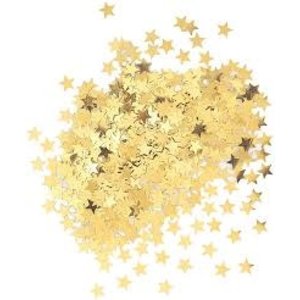 Unique GOLD STAR CONFETTI .5 OZ