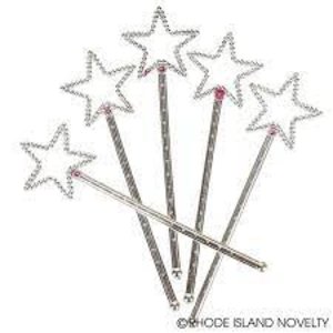 RINCO 8IN STAR WAND 12CT