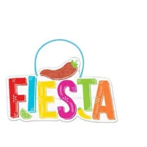 Amscan SIGN MDF HNG FIESTA