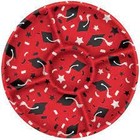 Amscan PLATTER SCTNL PLASTIC GRAD RED