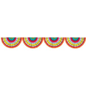 Amscan GRLND SERAPE BUNTING