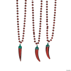 Amscan BEADS WITH CHILI PEPPER