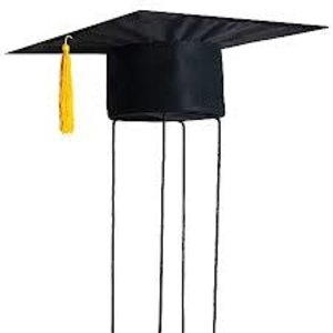 Amscan CAR GRAD CAP DECOR OVERSIZED