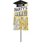 Amscan SIGN YD PARTYS HERE GRAD