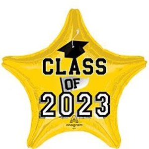 Anagram 18IN CLASS OF 2023 YELLOW