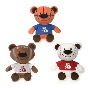 FIESTA TOYS 9IN SPORT BEARS WITH #1 DAD