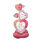 Anagram MOM 55IN AIRLOONZ MOM STACKED HEARTS