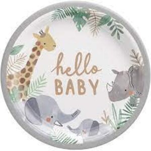 Amscan PLT10  SOFT JUNGLE 8CT