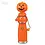 Rhode Island Novelty 7.75IN JACK O LANTERN ROTATING WAND