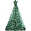 39IN DAMASK CHRISTMAS TREE FOIL BALLOON