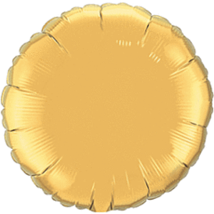 Anagram 18IN METALLIC GOLD ROUND