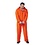 FUNWORLD ADULT GOT BUSTED JUMPSUIT W/ HAND CUFFS PLUS