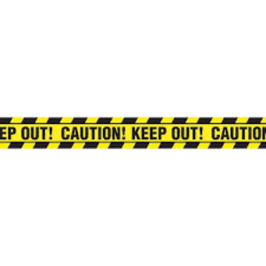 Amscan 20FT HALLOWEEN VALUE CAUTION TAPE